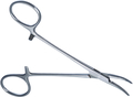 Mosquito forceps, curved