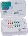 discovery® pearl, ceramic brackets, hook on cuspid, 1 case, tooth 13-11 / 21-23 / 43-41 / 31-33, Roth 18