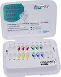 discovery® pearl, ceramic brackets, hook on cuspid, 1 case, tooth 13-11 / 21-23 / 43-41 / 31-33, McLaughlin-Bennett-Trevisi** 18