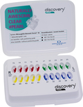 discovery® pearl, ceramic brackets, hook on cuspid, first bicuspid and second bicuspid, 1 case, tooth 15-11 / 21-25 / 45-41 / 31-35, McLaughlin-Bennett-Trevisi** 18