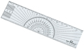 Diagnostic Ruler-Protractor for evaluation of radiographs