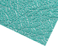 Wax sheet, standard, green, coarse grain, 0.4 mm