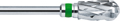 Super hard metal bur, with cross toothing cut, coarse, form: pear