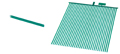 Préformes en plastique – crochets R 1 S, crochet continu petit, vert