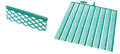 Préformes en plastique – rétentions CR 1, rétentions réticulées avec fil d‘arrêt pour maxillaire, vert