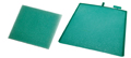 Plastic patterns – sheets 24 S, 0.5 mm, fine grained, green