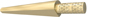 Dowel pin, hard brass, medium