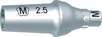 Pilier en titane pour démonstration M, tioLogic® TWINFIT, conique, GH 2.5 mm, avec vis AnoTite