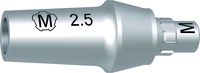 Pilier en titane pour démonstration M, tioLogic® TWINFIT, plateform, GH 2.5 mm, avec vis AnoTite