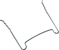 Noninium® standard labial arches, Length 28 mm
