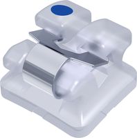 dinamique® c self-ligating ceramic bracket, +17° torque, +4° angulation for tooth 11, McLaughlin-Bennett-Trevisi** 22