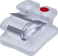 dinamique® c self-ligating ceramic bracket, +10° torque, +8° angulation for tooth 22, McLaughlin-Bennett-Trevisi** 22