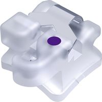 dinamique® c self-ligating ceramic bracket with hook, 0° torque, +3° angulation for tooth 33, McLaughlin-Bennett-Trevisi** 22