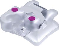 dinamique® c self-ligating ceramic bracket with hook, -12° torque, 0° angulation for tooth 44, McLaughlin-Bennett-Trevisi** 22