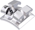 equilibrium® 2, metal bracket, tooth 44, -17° torque, 0° angulation, Roth 22