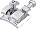equilibrium® 2, metal bracket with hook, tooth 15, -7° torque, 0° angulation, Roth 22