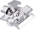 equilibrium® 2, metal bracket with hook, tooth 35, -22° torque, 0° angulation, Roth 22