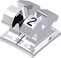 equilibrium® mini, metal bracket, tooth 32, -6° torque, 0° angulation, McLaughlin-Bennett-Trevisi** 22
