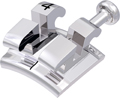 equilibrium® mini, metal bracket with hook, tooth 14, -7° torque, 0° angulation, McLaughlin-Bennett-Trevisi** 22