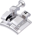 equilibrium® mini, metal bracket with hook, tooth 24, -7° torque, 0° angulation, McLaughlin-Bennett-Trevisi** 22