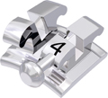 equilibrium® mini, metal bracket with hook, tooth 34, -12° torque, +2° angulation, McLaughlin-Bennett-Trevisi** 22