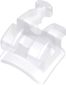 discovery® pearl, ceramic bracket with hook, tooth 13, 0° torque, +8° angulation, McLaughlin-Bennett-Trevisi** 22