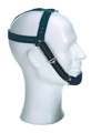 High-pull headgear for chin cap therapy, elastic chin cap