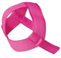 High-pull headgear without safety modules; pink cotton