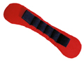 Neck band without safety modules, padded; red/blue