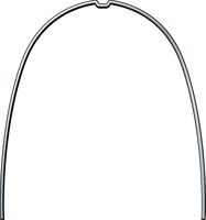 rematitan® LITE ideal arch with dimple, maxilla, rectangular 0.46 mm x 0.64 mm / 18 x 25