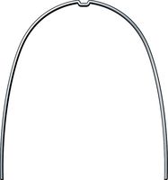 rematitan® LITE ideal arch with dimple, maxilla, rectangular 0.53 mm x 0.64 mm / 21 x 25