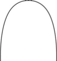 Equire preformed ideal arch, maxilla, arch form: American Style, round 0.30 mm / 12
