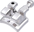 discovery®, metal bracket with hook, tooth 15-14, -7° torque, 0° angulation, Roth 18