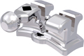 discovery®, metal bracket with hook, tooth 45, -22° torque, 0° angulation, Roth 18
