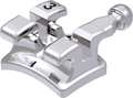 discovery®, metal bracket with hook, tooth 23, -2° torque, +9° angulation, Roth 22