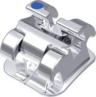 dinamique® m self-ligating metal bracket, +17° torque, +4° angulation for tooth 11, McLaughlin-Bennett-Trevisi** 22
