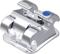 dinamique® m self-ligating metal bracket, +17° torque, +4° angulation for tooth 21, McLaughlin-Bennett-Trevisi** 22