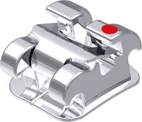 dinamique® m self-ligating metal bracket, +10° torque, +8° angulation for tooth 22, McLaughlin-Bennett-Trevisi** 22