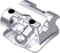 dinamique® m self-ligating metal bracket with hook, -12° torque, 0° angulation for tooth 35, McLaughlin-Bennett-Trevisi** 22
